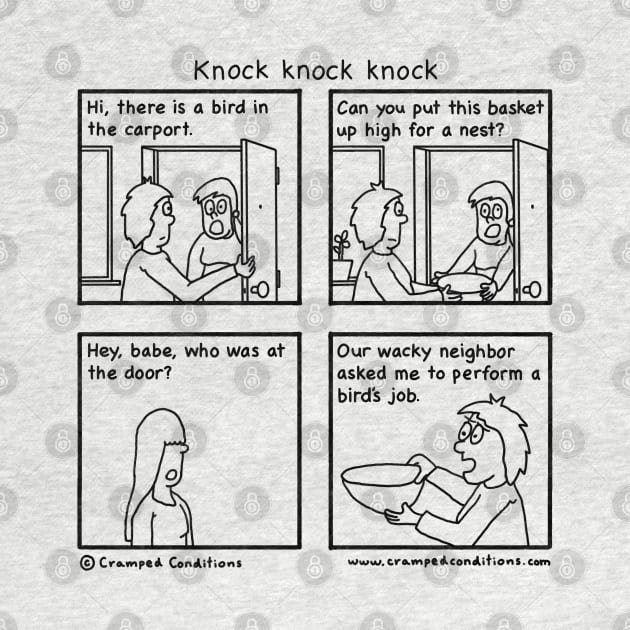 Knock knock knock by crampedconditions